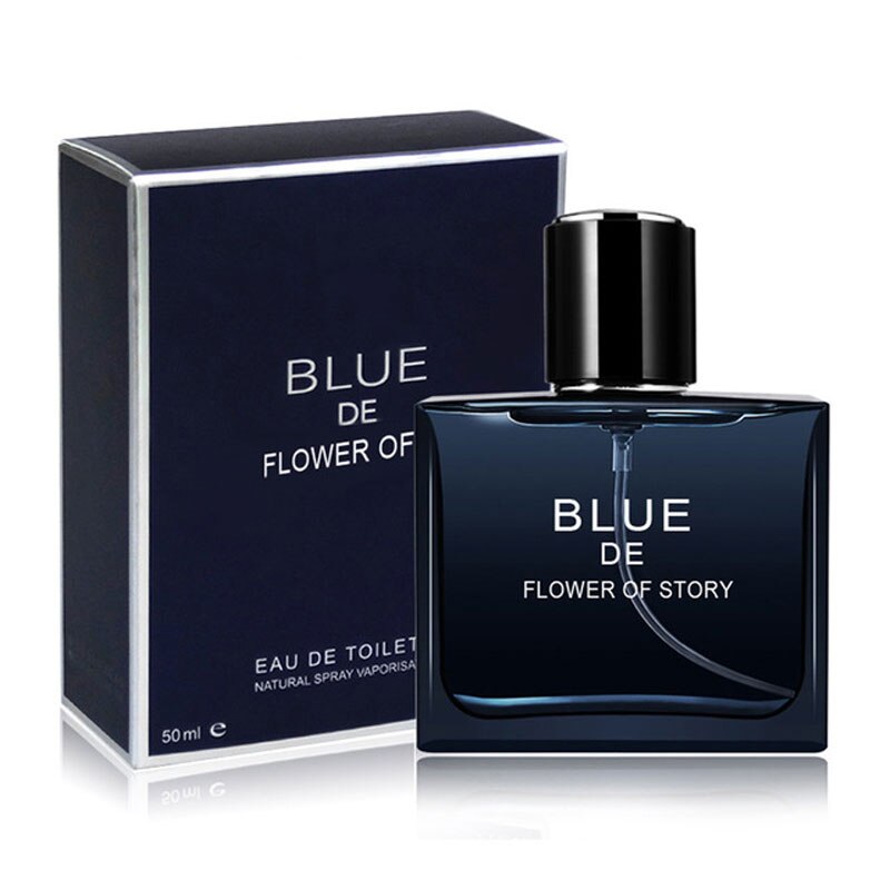50ml Long Lasting Perfume Men Marine Woody Spray Glass Bottle Parfum Portable Classic Cologne Gentleman Male Flavor Fragrance