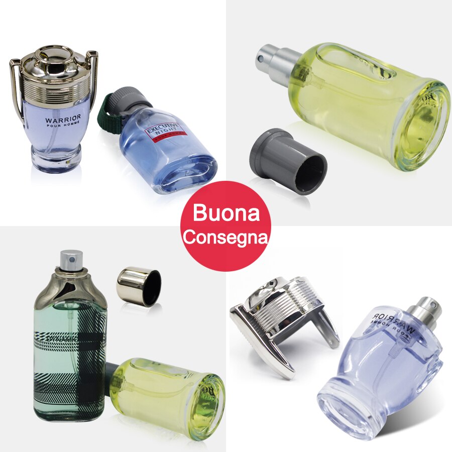 MayCreate 4pcs Perfumed men Long-lasting male Parfum Atomizer Bottle Glass Fashion Fragrances masculino importador spray erkek
