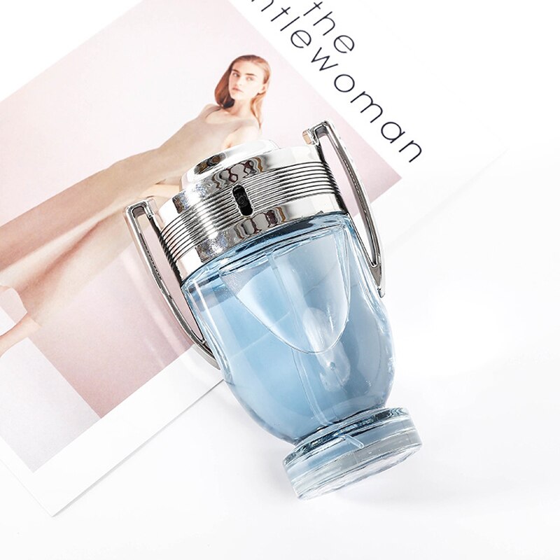 LAIKOU Men Perfume 100ML Glass Bottle Male Silver Cup Parfum Long Lasting Fragrance Spray Original Cologne Gentleman Atomizer 