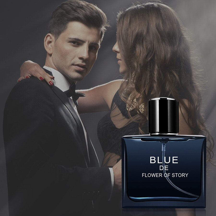 50ml Long Lasting Perfume Men Marine Woody Spray Glass Bottle Parfum Portable Classic Cologne Gentleman Male Flavor Fragrance