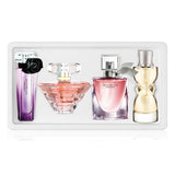MayCreate 4Pcs Perfumed Women Female Parfums Atomizer Spay Bottle Glass Fashion Lady Flower Original Perfumed Brand Fragrances